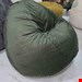 بین بگ الیافی مدل گلابی سایز ۱۳۰ با پارچه مخمل مبلی سبز
