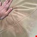 بین بگ الیافی گرد تک نفره سایز ۱۴۰ با پارچه مخمل مبلی نسکافه ای 