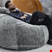 بین بگ الیافی گرد  هشت پر سایز ۱۳۰ با پارچه تدی مبلی