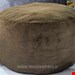  بین بگ الیافی قطر ۱۲۰با پارچه تدی مبلی قهوه ای 