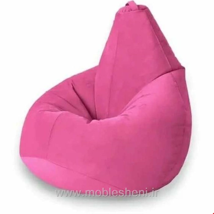 بین بگ(مبل شنی)طرح هپی چیر بزرگ تکنفره گلابی۱۲۰×۱۲۰×۱۲۰