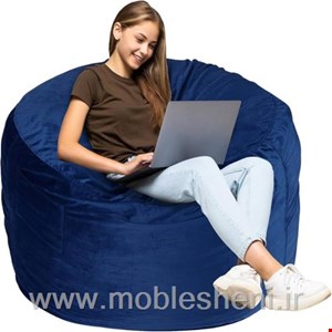 بین بگ مدل استوانه باروکش مخمل ضخیم 