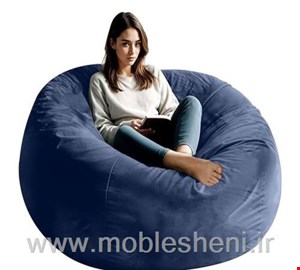 مبل شنی تک‌نفره مخمل بزرگ 018