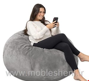 بین بگ مدل استوانه باروکش مخمل 