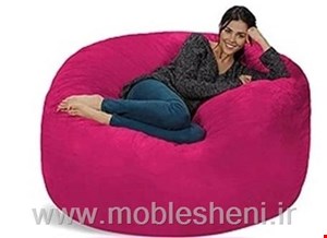 مبل شنی ۸۰*۱۲۰ استوانه‌ای الیاف و ابر 0014