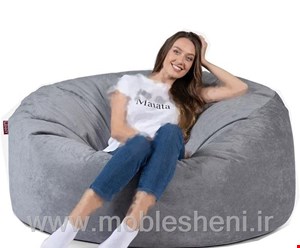 مبل شنی راحتی بزرگ طوسی  010
