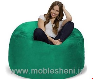 بین بگ تک‌نفره یونولیتی، با روکش مخمل سبز 