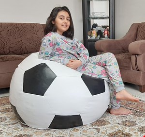 بین بگ(مبل شنی)صندلی شنی مدل توپ فوتبال کودک و نوجوان بیتا